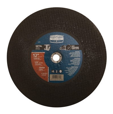 Century Drill & Tool 12 in. x 1/8 in. Metal Cutting Wheel 08718 Case of 2