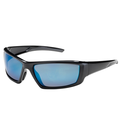 Safety Works Outdoor Essential Style Blue Mirrored Lens Safety Glasses 10087604 Case of 12