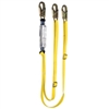 Safety Works Lightweight Twin Leg Shock-Absorbing Lanyard 10096590 Case of 3