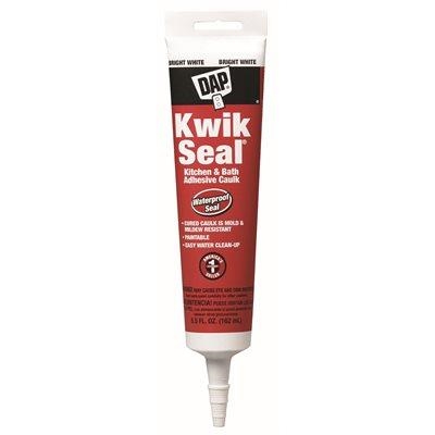 DAP Kitchen & Bath White Caulk 5.5 oz 18001 Case of 6