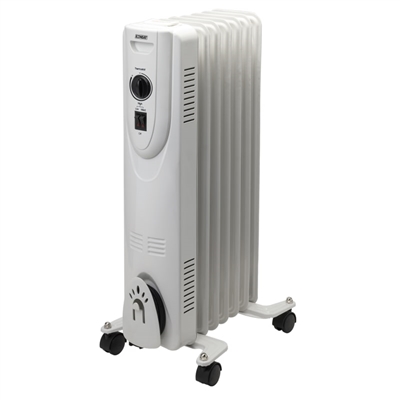 EZ Heat 1500 Watt Deluxe Oil-Filled Radiator Heater 32550