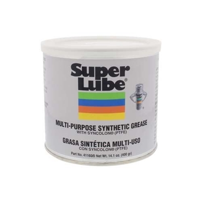 Super Lube Synthetic Grease (NLGI 0) with Syncolon 14.1 oz. (400 gram) Canister 41160/0 Case of 12