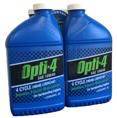 Opti-4 10W-40 2X Engine Warranty 4 Cycle Oil 34 Oz Bottle 43141 Case of 12