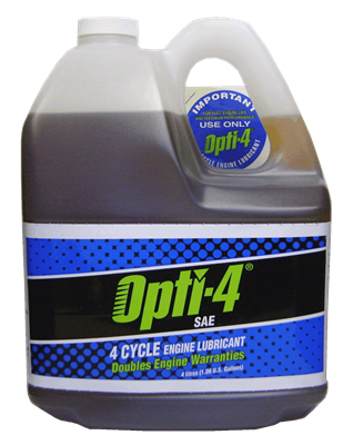 Opti-4 30W 2X Engine Warranty 4 Cycle Oil 1 Gallon Bottle 43444 Case of 4