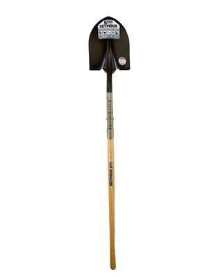 Seymour S500 Industrial Round Point Shovel 48" Precision Wood 45000