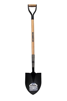 Seymour S500 Industrial Round Point Shovel 39" Precision Wood 49338