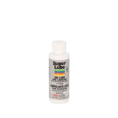 Super Lube Dri Lube Bike Lubricant with Syncolon (PTFE) 4 oz Bottle 55904 Case of 6