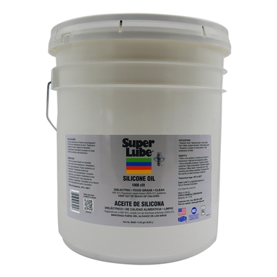 Super Lube Silicone Oil 1000 cSt 5 Gallon Pail 56405