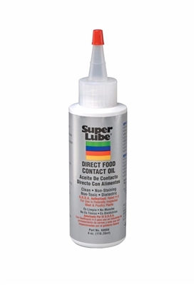 Super Lube 60004 H3 Direct Food Contact Multi-Purpose Oil 4 oz Bottle Case of 6