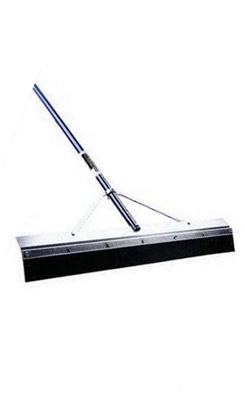 Midwest Rake 24" General Purpose Squeegee 66" Blue Aluminum Handle 76924