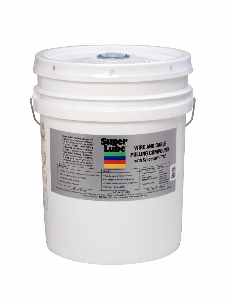 Super Lube SuperPull Electrical-Fiber Optic Pulling Compound - 80050 5 gal.