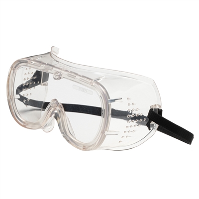 Safety Works Indoor Economical Impact-Resistant Clear Lens Safety Goggles 817697 Case of 24