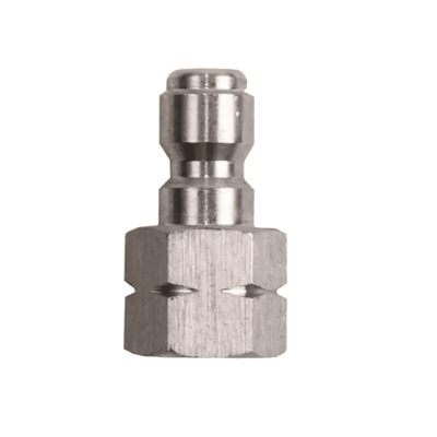 BE Pressure FNPT 1/4" Stainless Steel Plug 85.300.101S