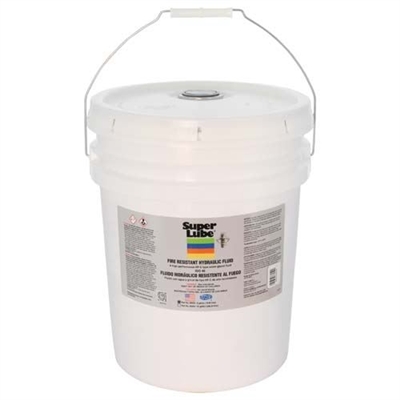 Super Lube Fire Resistant Non-Flammable Hydraulic Fluid 5 Gallon Pail 86050