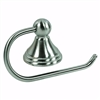 Jones Stephens Brushed Nickel Concealed Mount Bell Post Euro-style Toilet Paper Holder 97303