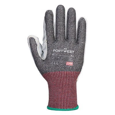 Portwest CS Cut F13 Leather Glove Black A674