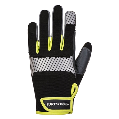 Portwest PW3 General Utility Glove Black/Yellow A770