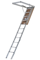 Louisville Ladder 22.5 x 54 Aluminum Attic Ladder, Type IAA, 375-pound Load Capacity AL2240MG