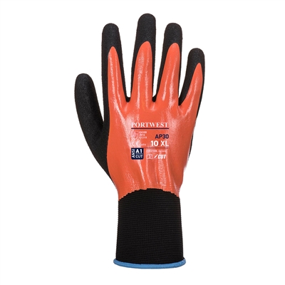 Portwest Dermi Pro Glove Orange/Black AP30