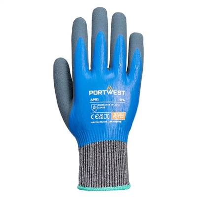 Portwest Liquid Pro HR Cut Glove Blue AP81