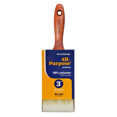 Rollerlite 3" All Purpose Flat Paint Brush APB-30 Case of 12