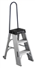 Louisville Ladder Type IAA 3 Foot Lightweight Aluminum Heavy Duty 375lb Load Capacity Industrial Platform Step Stool AY8003