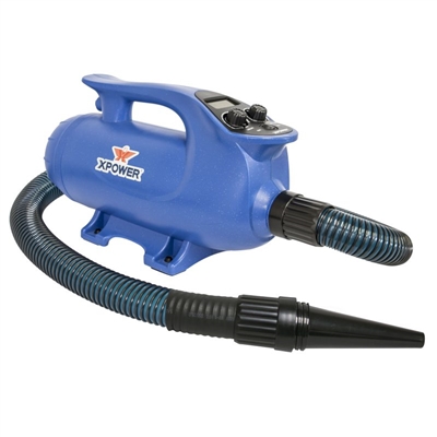 XPOWER B-8 Elite Pro Force Pet Dryer (4 HP) Blue