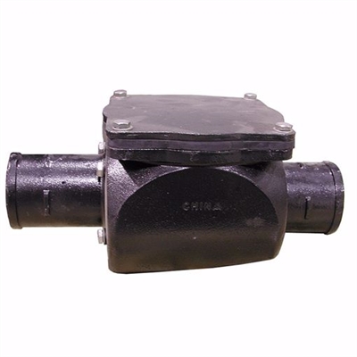 Jones Stephens 6" No Hub Cast Iron Backwater Valve B01006