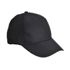 Portwest Six Panel Baseball Cap Black B010BKR