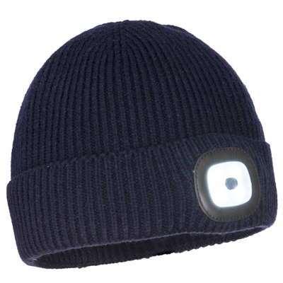 Portwest Workman's LED Beanie Navy B033