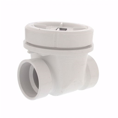 Jones Stephens 1-1/2" PVC Backwater Valve B04150