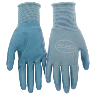 Boss Gloves Seamless Grip Glove Coated Light Blue B31201-5P Case of 12