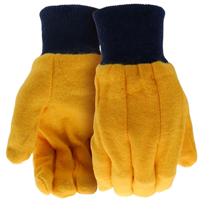 Boss Gloves Chore Fabric Work Gloves Yellow B62001 Case of 8