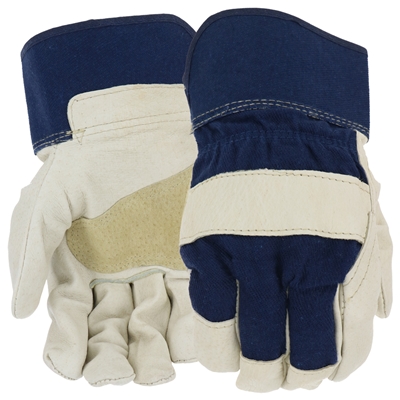 Boss Gloves Guard Pigskin Leather Palm Gloves Blue B71112 Case of 12