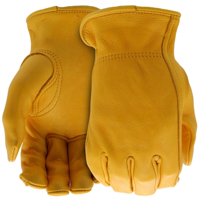 Boss Gloves Top Grain Premium Deerskin Natural B84081 Case of 12