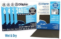 Blue Dolphin Wet and Dry 9"x11" Sanding Paper SP SC9115 Case of 50 Sheets