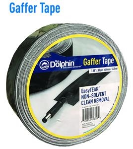 Blue Dolphin 1.88 inch x 60yds Fiberglass & Fabric Tape TP GAFFER Case of 24