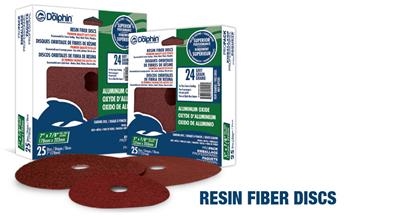 Blue Dolphin Resin Fiber 5"x7/8" Hole Sanding Disc SP RESIN DISC-5 5PK Case of 5