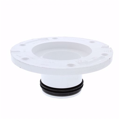 Jones Stephens 3" x 3" PVC Two Finger Closet Flange C4733P