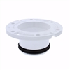 Jones Stephens 4" x 3" PVC Plastic Two Finger Closet Flange C4743P