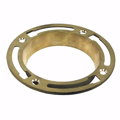 Jones Stephens 4" Deep Seal Brass Closet Flange C49441