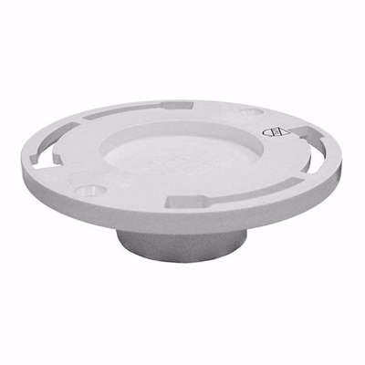 Jones Stephens 3" PVC Closet Flange with Knockout C50300