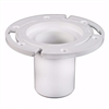 Jones Stephens 3" PVC Closet Flange with 4" Barrel and Plastic Ring C50306