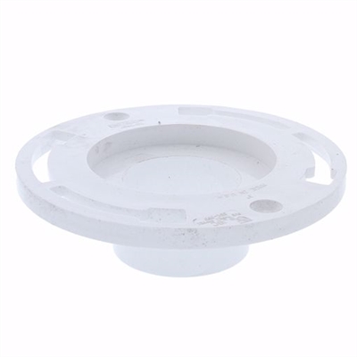 Jones Stephens 3" PVC Closet Flange less Knockout C51300