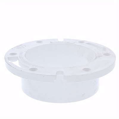 Jones Stephens  4" PVC Closet Flange less Knockout C51400