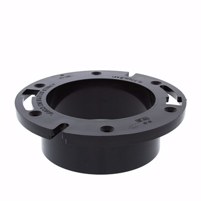 Jones Stephens 4" ABS Closet Flange less Knockout C51401