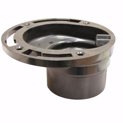 Jones Stephens 3" x 4" ABS Four-Way Offset Closet Flange C54343