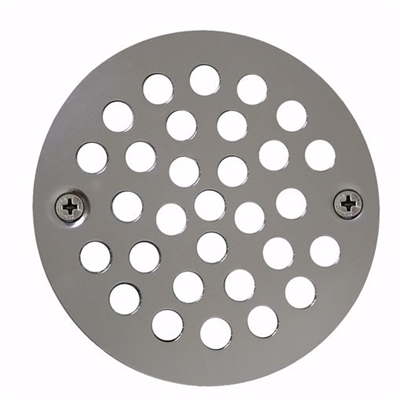 Jones Stephens Brushed Nickel 4-1/4 inch Round Stamped Strainer C6089BN