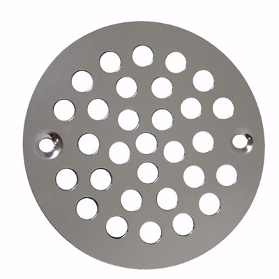 Jones Stephens Polished Nickel 4-1/4 inch Round Stamped Strainer C6089PN