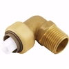 Jones Stephens 1/2in MPT PlumBite Push On 90Â° Elbow Adapter C77432LF